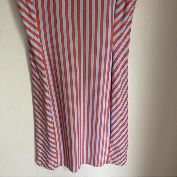 J. Mclaughlin women’s Helena Dress size XS. Sea blue and coral color. EUC! 😍 - Picture 8 of 9